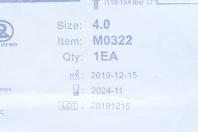 SourseMark M0322 Laryngeal Mask Airway Size 4 (110-154 lbs)  < 30mL/60cm H2O